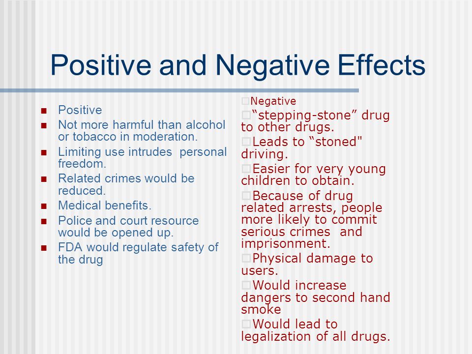 The negative effects of heroin